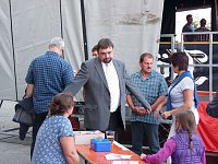 Bild: Athletenpr&auml;sentation des 15. Sparkassenmeetings 