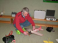 Bild: Thomas R&uuml;ckert mit Ausr&uuml;stung