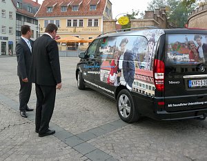 Fahrend werben
