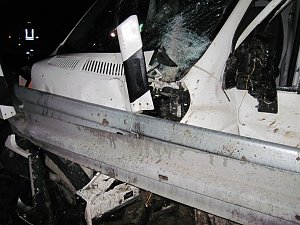 Crash auf der Autobahn
