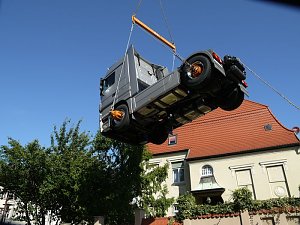 Fliegender Brummi