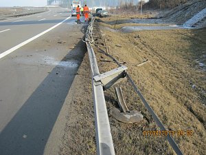 Unfall auf der Autobahn