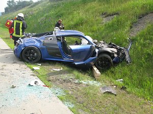 Unfall auf der A 9