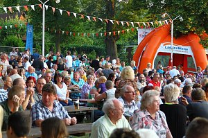 Auch am Samstag wurde gefeiert