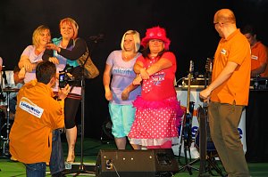Auch am Samstag wurde gefeiert
