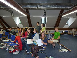 Beim Proben vorbeigeschaut