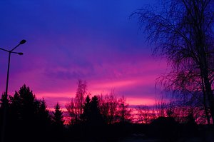 Rot am Morgen