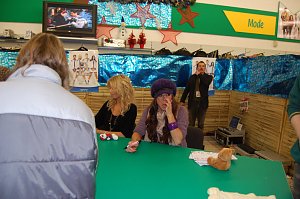 Autogrammstunde beFour in Nordhausen. nnz-City Scout on Tour