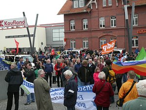 Protest gegen Neonazis