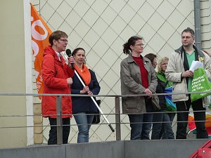 Protest gegen Neonazis
