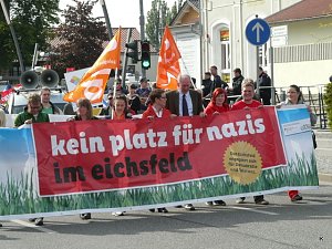 Protest gegen Neonazis