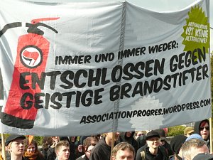 Protest gegen Neonazis