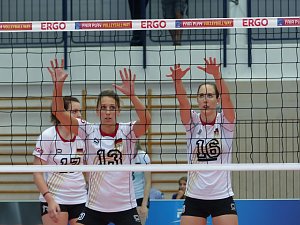 Volleyball in der Wiedigsburghalle