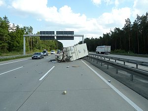 Unfall auf der Autobahn