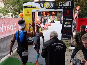 Zieleinlauf beim ICAN