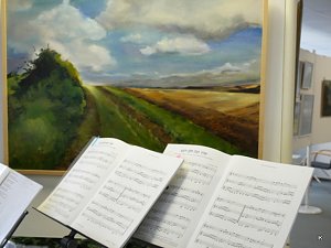 Er&ouml;ffnung der Ausstellung "Wege"