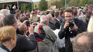 Angela Merkel in Leinefelde