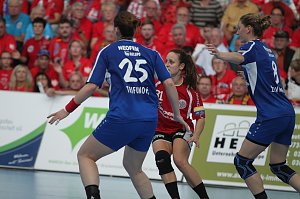 THC gewinnt erstes Champion League Spiel klar mit 33:20