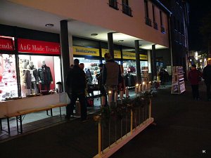 Lichterfest in der Bahnhofstra&szlig;e Leinefelde