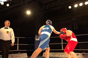 Boxnacht in der Ballspielhalle in Nordhausen