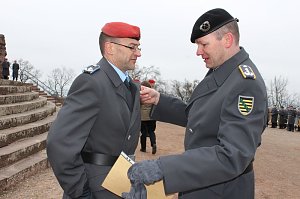 Es war eine wundersch&ouml;ne Zeit - Kommando&uuml;bergabe am Kyffh&auml;user