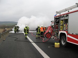 Auto ausgebrannt
