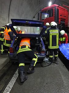 Gro&szlig;&uuml;bung im H&ouml;llbergtunnel