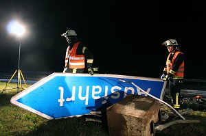 Unfall auf der A 38