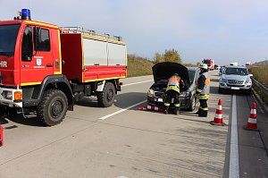 Zwei Unfälle auf der A 38