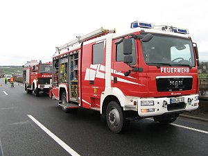 Schwerer Unfall auf der A38