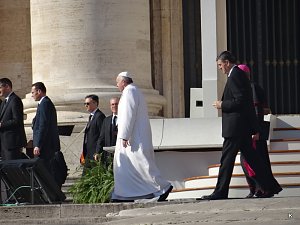 Pater Pio Gebetsgruppen beim Papst in Rom