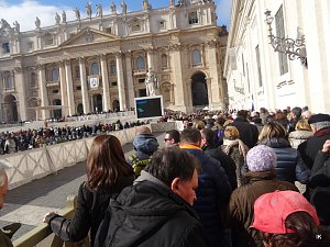 Pater Pio Gebetsgruppen beim Papst in Rom