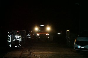 Erdfall auf dem Katastrophenschutzgel&auml;nde