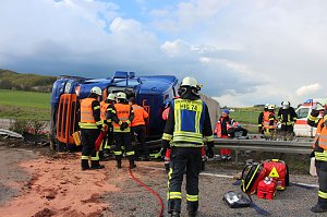 Unfall auf der A 38