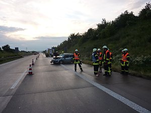 Unfall auf der Autobahn
