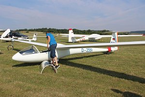 Segelflieger am Himmel Nordth&uuml;ringens