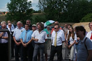 Grundstein f&uuml;r Ortsumfahrung Mackenrode gelegt