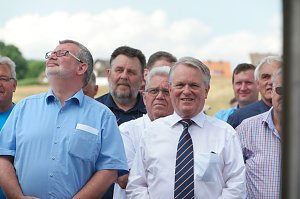 Grundstein f&uuml;r Ortsumfahrung Mackenrode gelegt