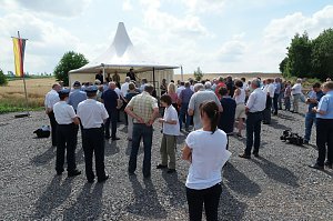 Grundstein f&uuml;r Ortsumfahrung Mackenrode gelegt