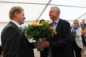 Mit Festakt schiefer Turm als gerettet gefeiert