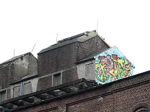 Peter Blei in der Brikettfabrik