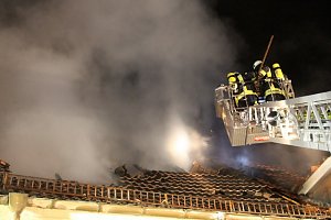 Gro&szlig;brand in der Marktstra&szlig;e