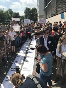 50 Demonstranten kamen aus dem Landkreis Nordhausen