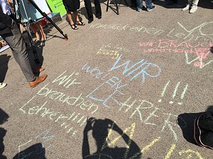 50 Demonstranten kamen aus dem Landkreis Nordhausen