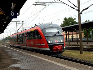 Neuen Zug in Leinefelde begr&uuml;&szlig;t
