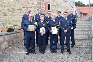Bef&ouml;rderung bei der Nordth&uuml;ringer Polizei: Kolleginnen und Kollegen der PI Eichsfeld