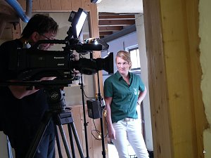 MDR-Dreh in B&uuml;schlebs M&uuml;hle