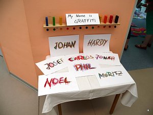 Ausstellung im Kindergarten