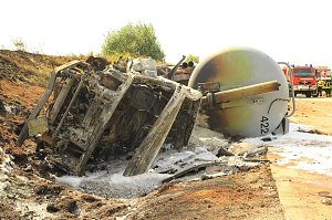 Ein Toter bei Unfall auf der A 38