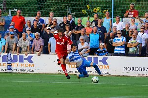 Wacker Nordhausen mit ersten Sieg in einem Heimspiel. 3:0 gegen Meuselwitz im ersten Th&uuml;ringen-Derby der Saison